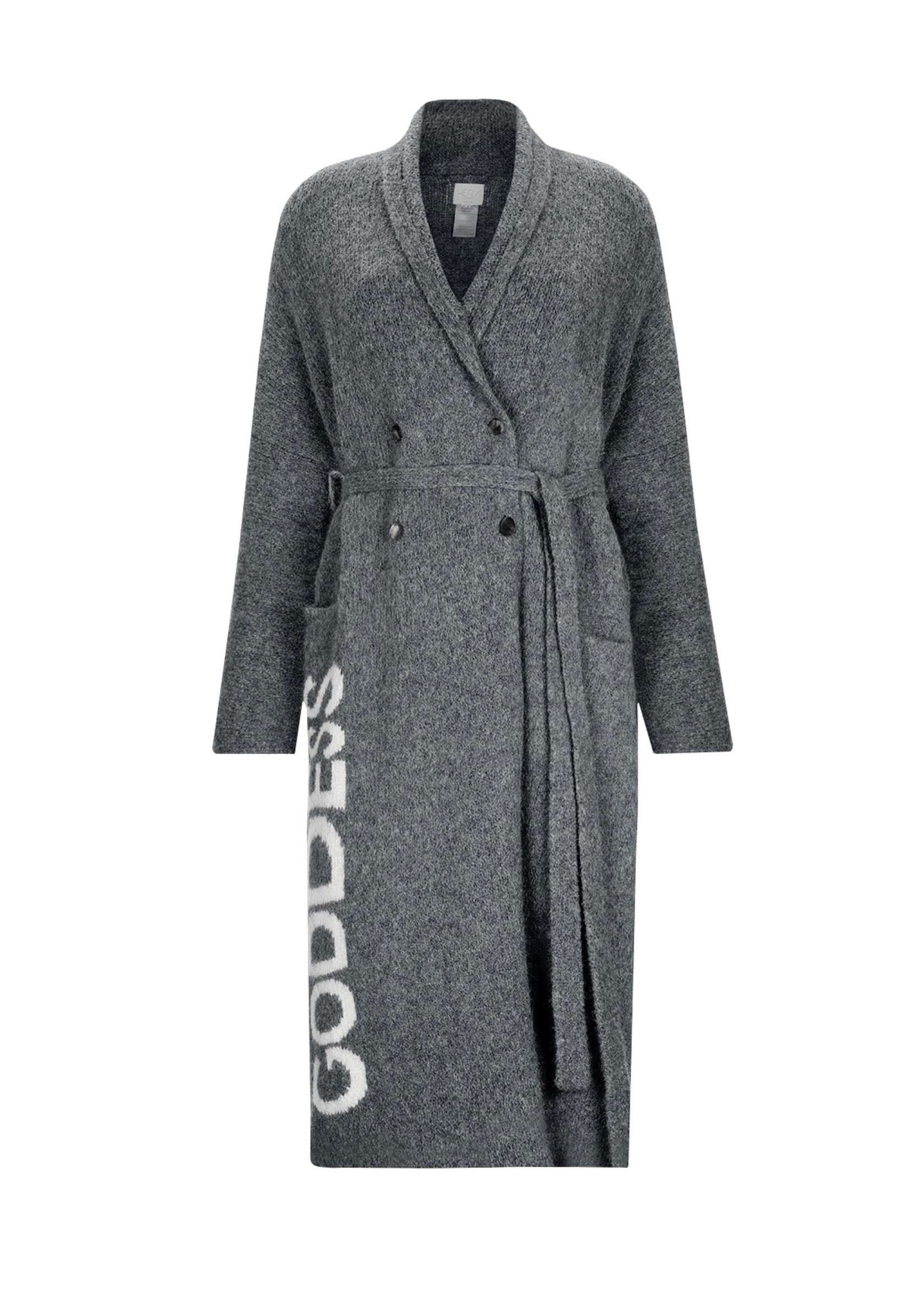 GODDESS BREAKFAST COAT - DARK GRAY