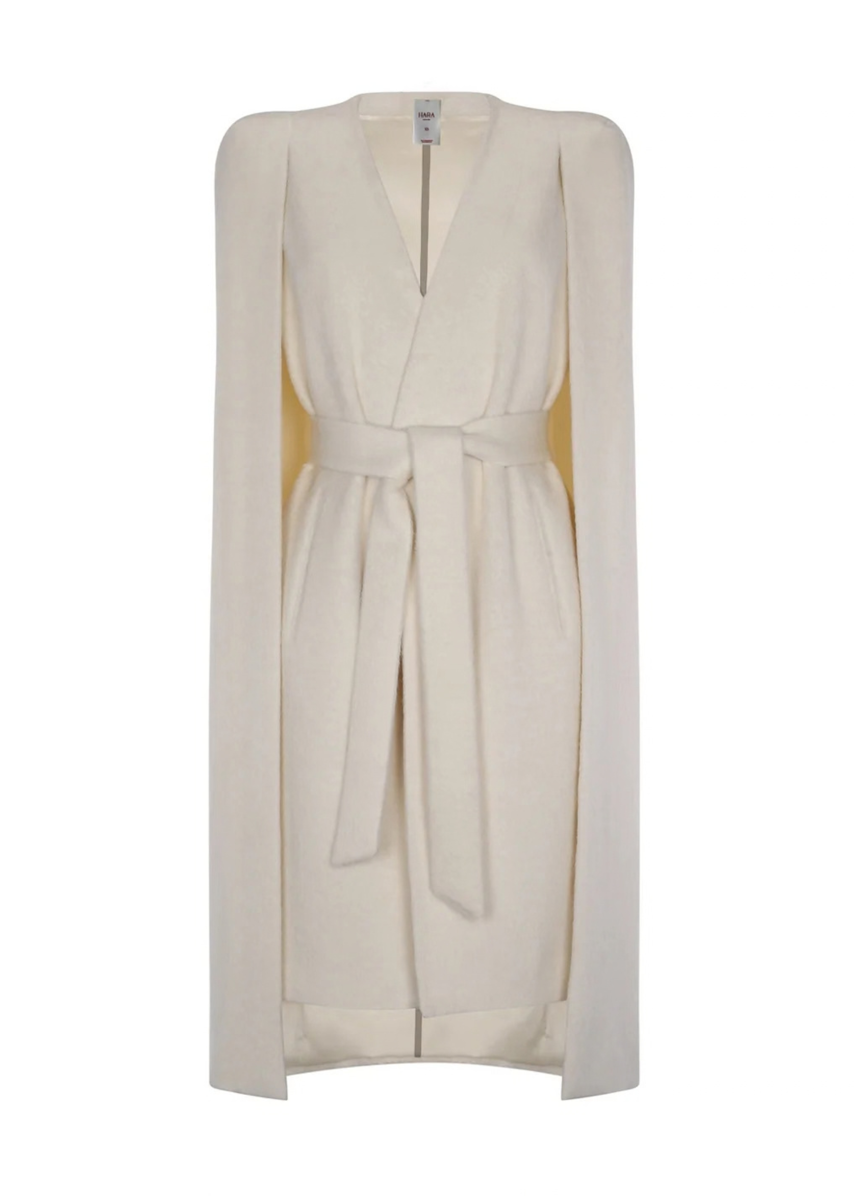 HARA LINE CAPE COAT - WHITE