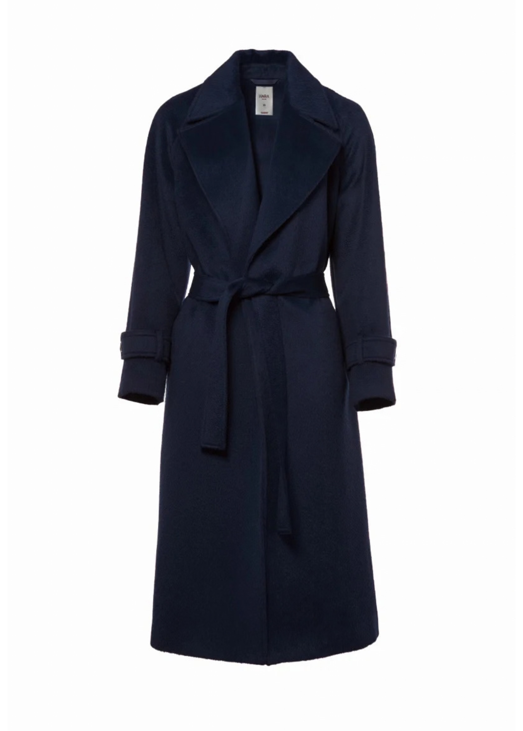 KAYA BELTED TRENCH COAT - NAVY BLUE